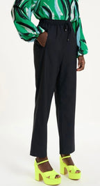 Essentiel Antwerp Navy Pinstripe Trousers