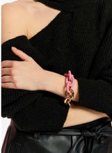 Load image into Gallery viewer, Essentiel Antwerp Black Wool-blend Knitted Cold Shoulder Jumper
