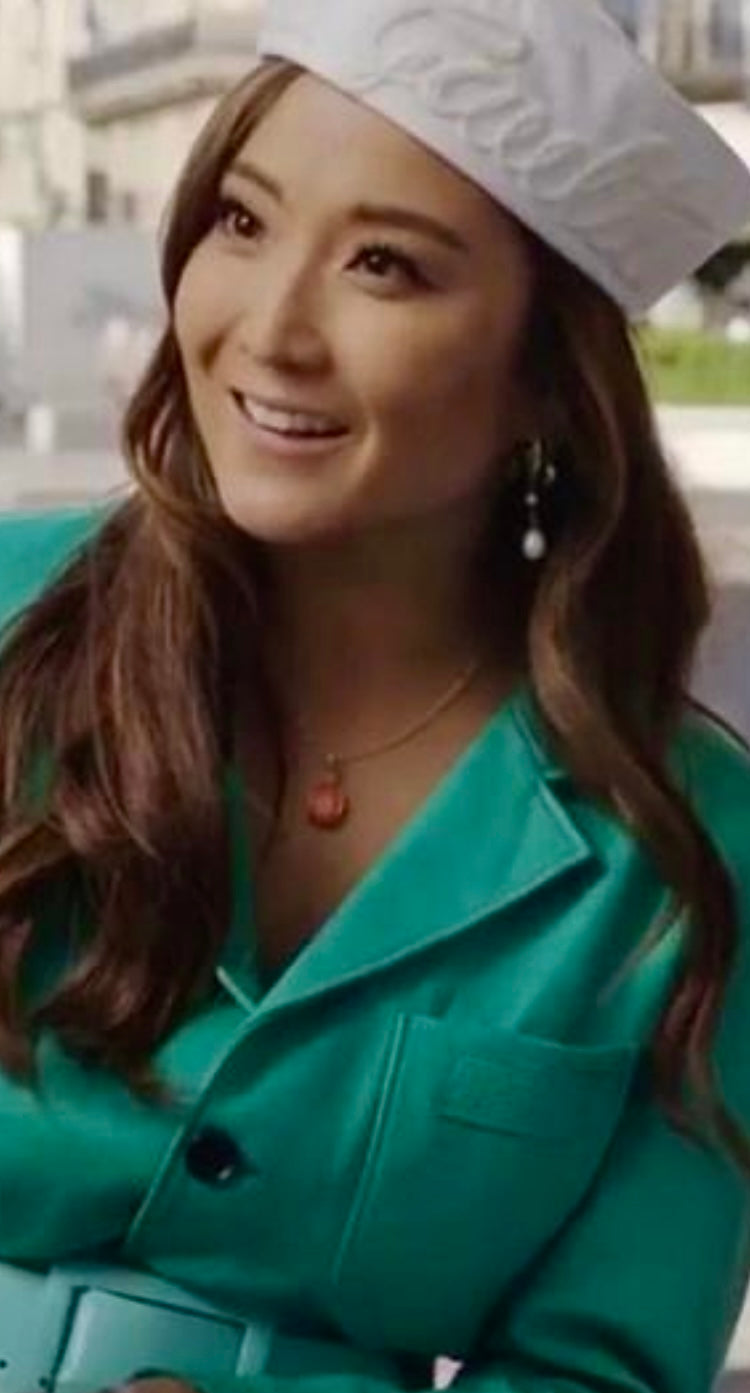 Ottoman Hands Coral Pendant with Torquoise Necklace