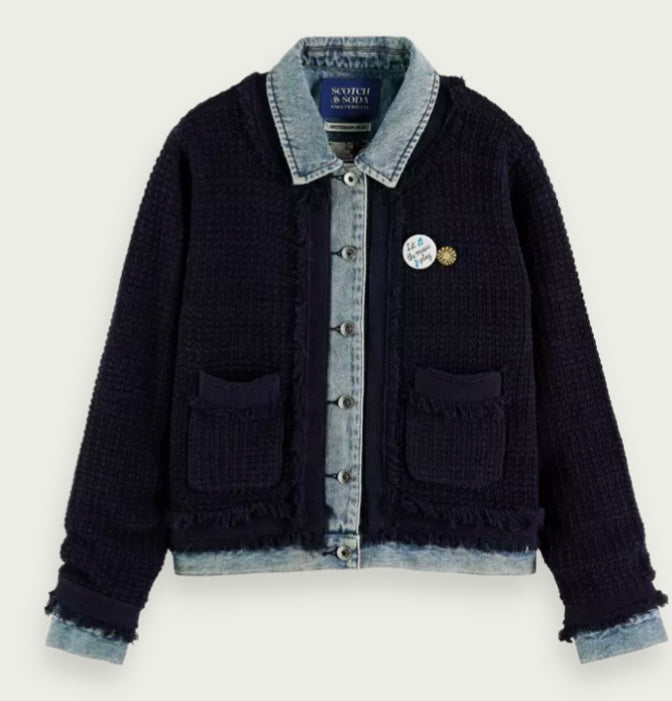 Scotch & Soda Denim & Tweed Jacket