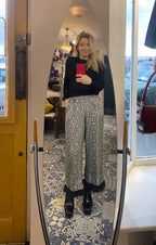 Beatrice B Graphic Print Trousers