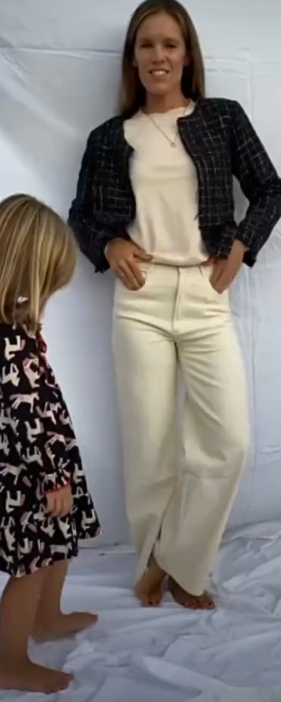 Compania Fantastica Black Chenille Velvet Box Jacket