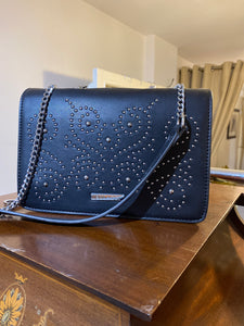 Bulaggi Black Shoulder Bag with Studs