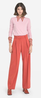Ottodame Burnt Orange Wide Leg Trouser