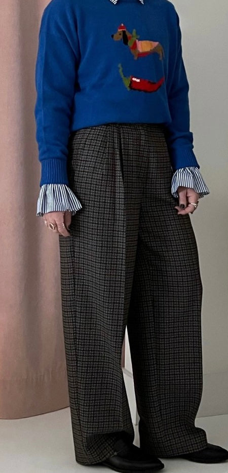 Beatrice Houndstooth Trousers