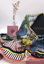 Load image into Gallery viewer, Tidings Large Statement Silk Scarf “Be-You-tiful“
