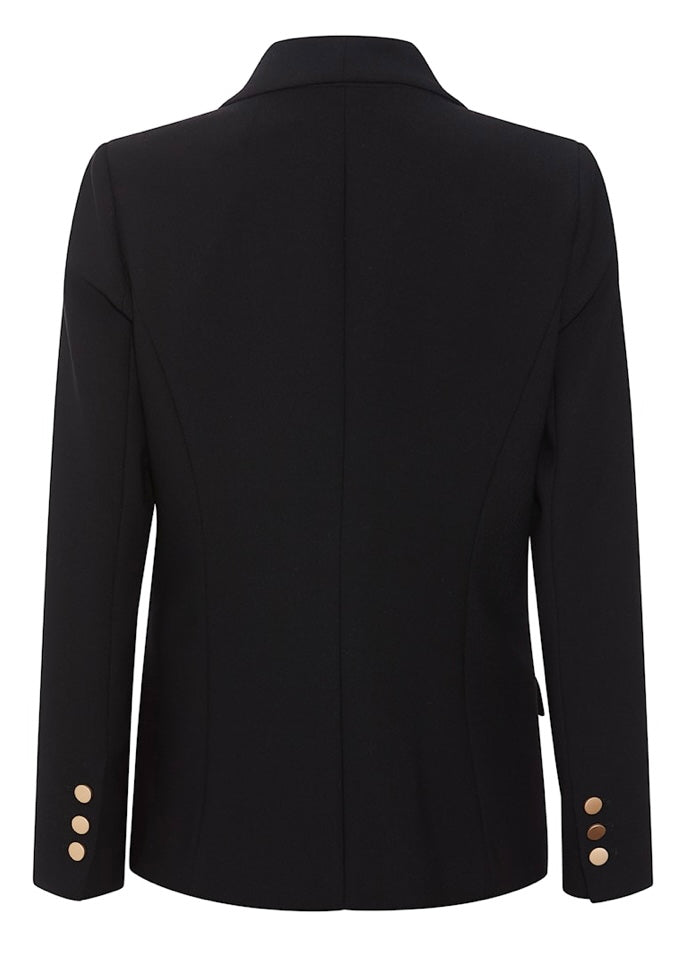 RDF Black Classic Double Breasted Eloise Blazer