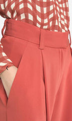 Ottodame Burnt Orange Wide Leg Trouser