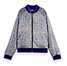 Load image into Gallery viewer, Scotch &amp; Soda Printed Reversible Bomber Jacket Multicolor

