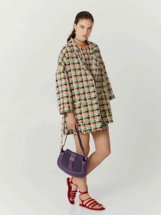 Beatrice B Pink / Black Jacquard Jacket