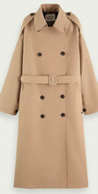 Load image into Gallery viewer, Scotch &amp; Soda Oversized Classic Belted Trench Coat
