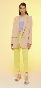 Ottodame Neon YellowCigarette Pants