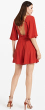 Load image into Gallery viewer, Ottod’Ame Desert Red Chiffon Playsuit
