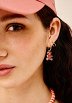 Nali Pink Teddy Bear Earrings