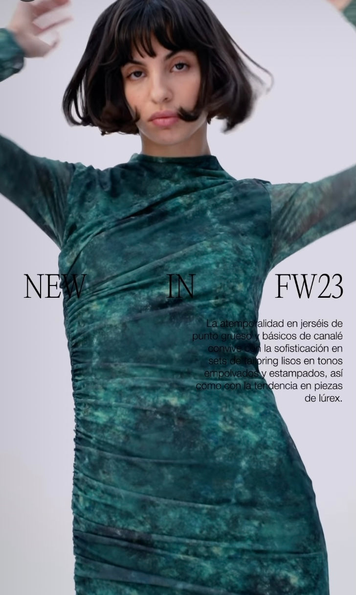 Wild Pony Green Bodycon Dress