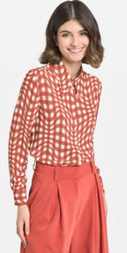 Ottodame Burnt Orange Wide Leg Trouser