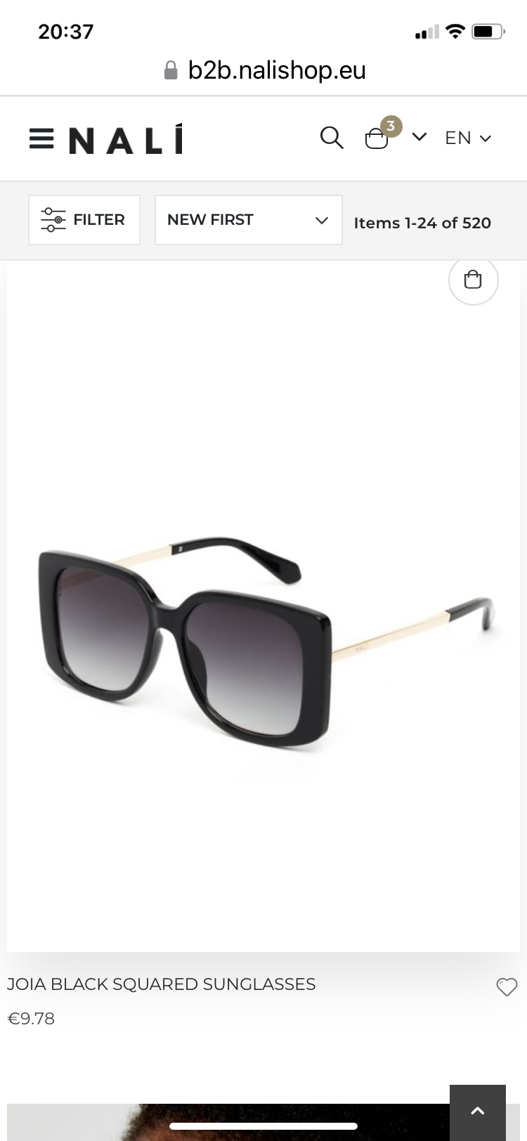 Nali large Square Sunglasses