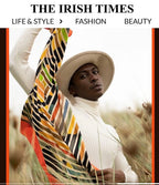 Tidings Large Orange “Outrageous “ Silk Scarf